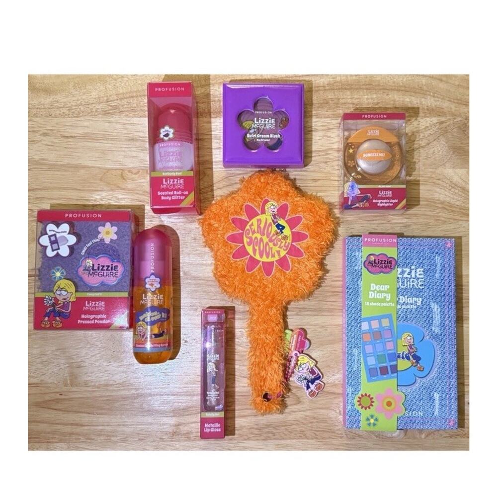 Lizzie McGuire Makeup Collection Complete 7 Piece Fast Free Shipping Profusion